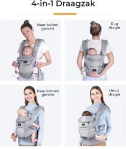 Deryan Meinkind Draagzak - Buikdrager 4-in-1 Antraciet/Grijs -Kinderwagen- En Accessoirewinkel 1011x1200 8