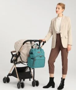 Miss Lulu Luiertas Rugzak - Inclusief Buggy En Kinderwagen Haken - Groen (E6705 GN) 21 Miss Lulu Luiertas Rugzak - Inclusief Buggy En Kinderwagen Haken - Groen (E6705 GN) -Kinderwagen- En Accessoirewinkel 1015x1200 4