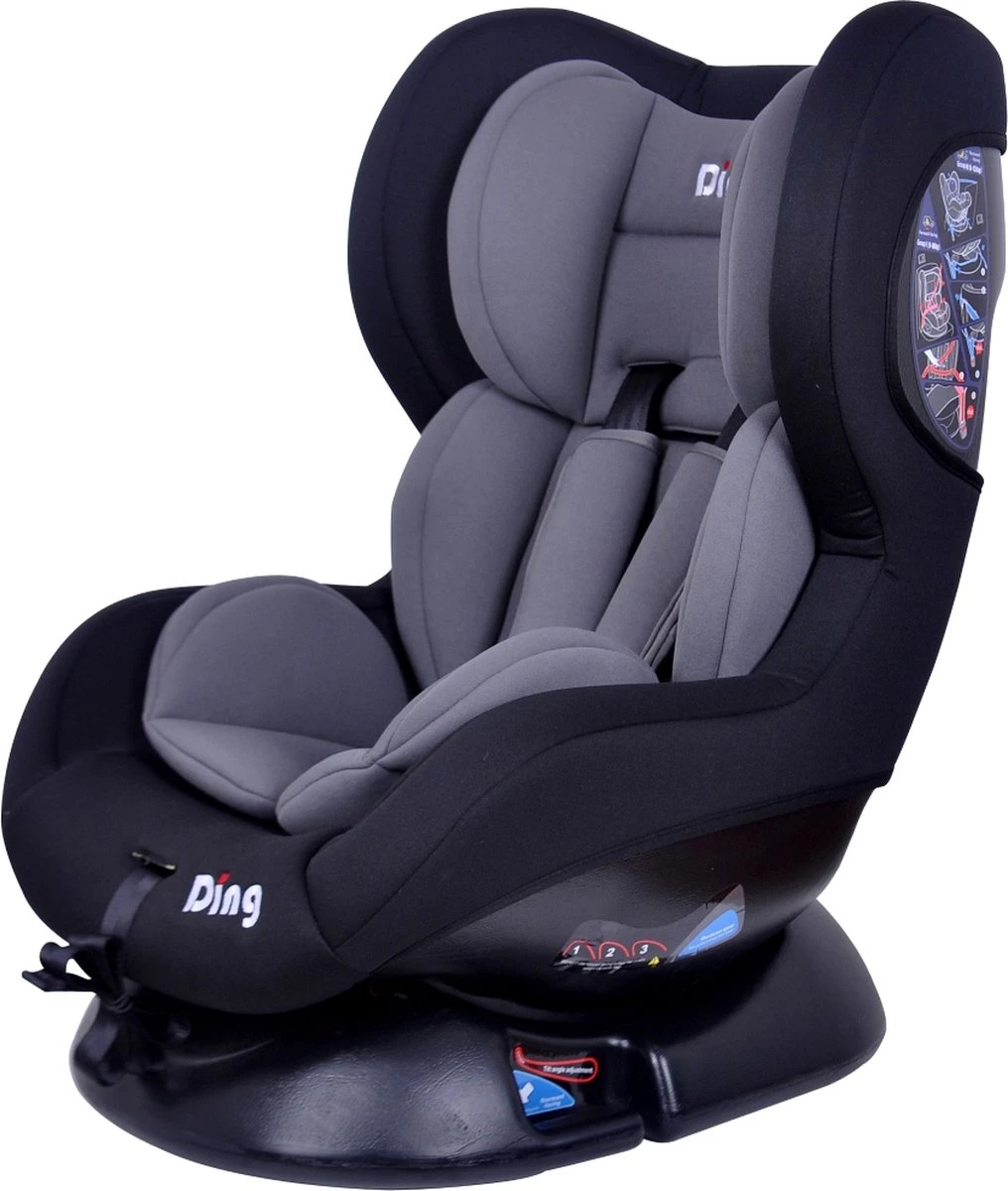Ding Dano Autostoel - 0 Tot 18 Kg - Zwart/Grijs - Autostoel Groep 0/1 10 Ding Dano Autostoel - 0 Tot 18 Kg - Zwart/Grijs - Autostoel Groep 0/1 - Afbeelding 8