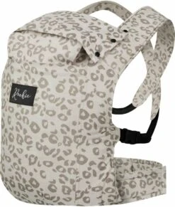 ROOKIE Baby Premium Draagzak- Design Buikdrager - Comfortabel En Ergonomisch - Pasgeboren Babydrager - Peuterdrager - Biologisch Katoen - Super Zacht - Unisex: Voor Mama En Papa (Leoprint Beige) -Kinderwagen- En Accessoirewinkel 1017x1200 5