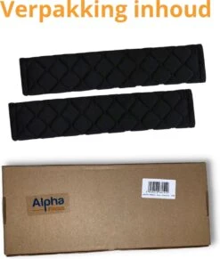 Merkloos Luxe Gordelhoes - Auto Gordelbeschermer - Gordelkussen - Zwart - 2 Stuks Gordelbeschermers -Kinderwagen- En Accessoirewinkel 1019x1200 1