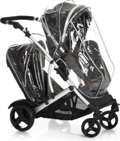BERKATMARKT - Hauck Duett 2 Dubbele Kinderwagens Voor Baby's En Kinderen, Omkeerbare Zitting, In Hoogte Verstelbaar, Zonwering, Regenbescherming, Opvouwbaar, Tot 36 Kg, Zwarte Woud -Kinderwagen- En Accessoirewinkel 1021x1200 8