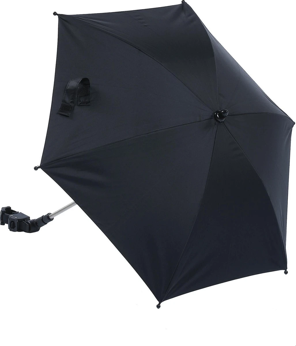 Titaniumbaby Parasol Met Universele Klem UV 50+ Protectie - Black 7 Titaniumbaby Parasol Met Universele Klem UV 50+ Protectie - Black - Afbeelding 5
