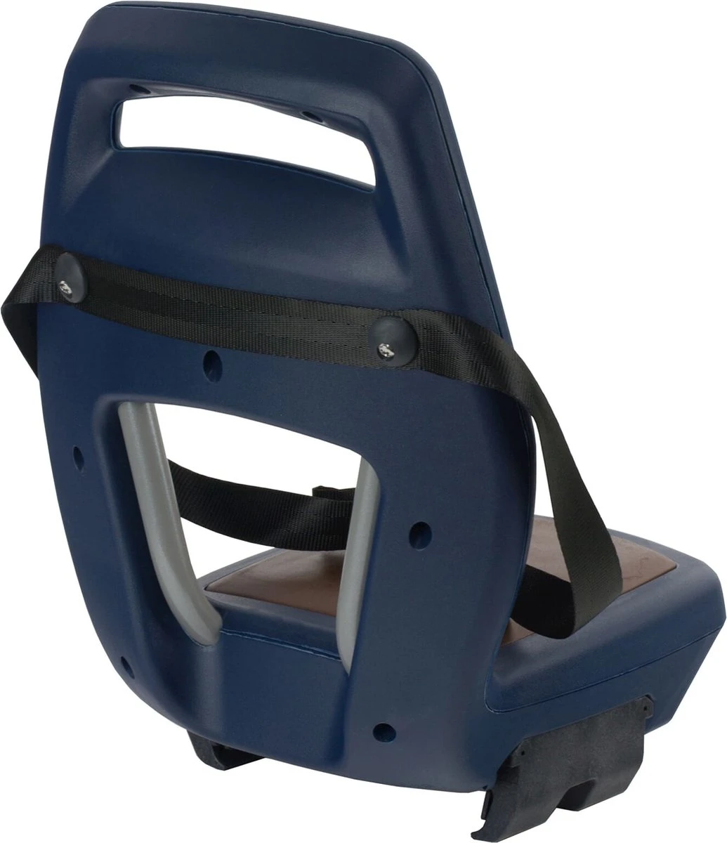 Qibbel 6+ Junior Fietsstoeltje Achter - Blauw Met Bruin Kussentje 5 Qibbel 6+ Junior Fietsstoeltje Achter - Blauw Met Bruin Kussentje - Afbeelding 3