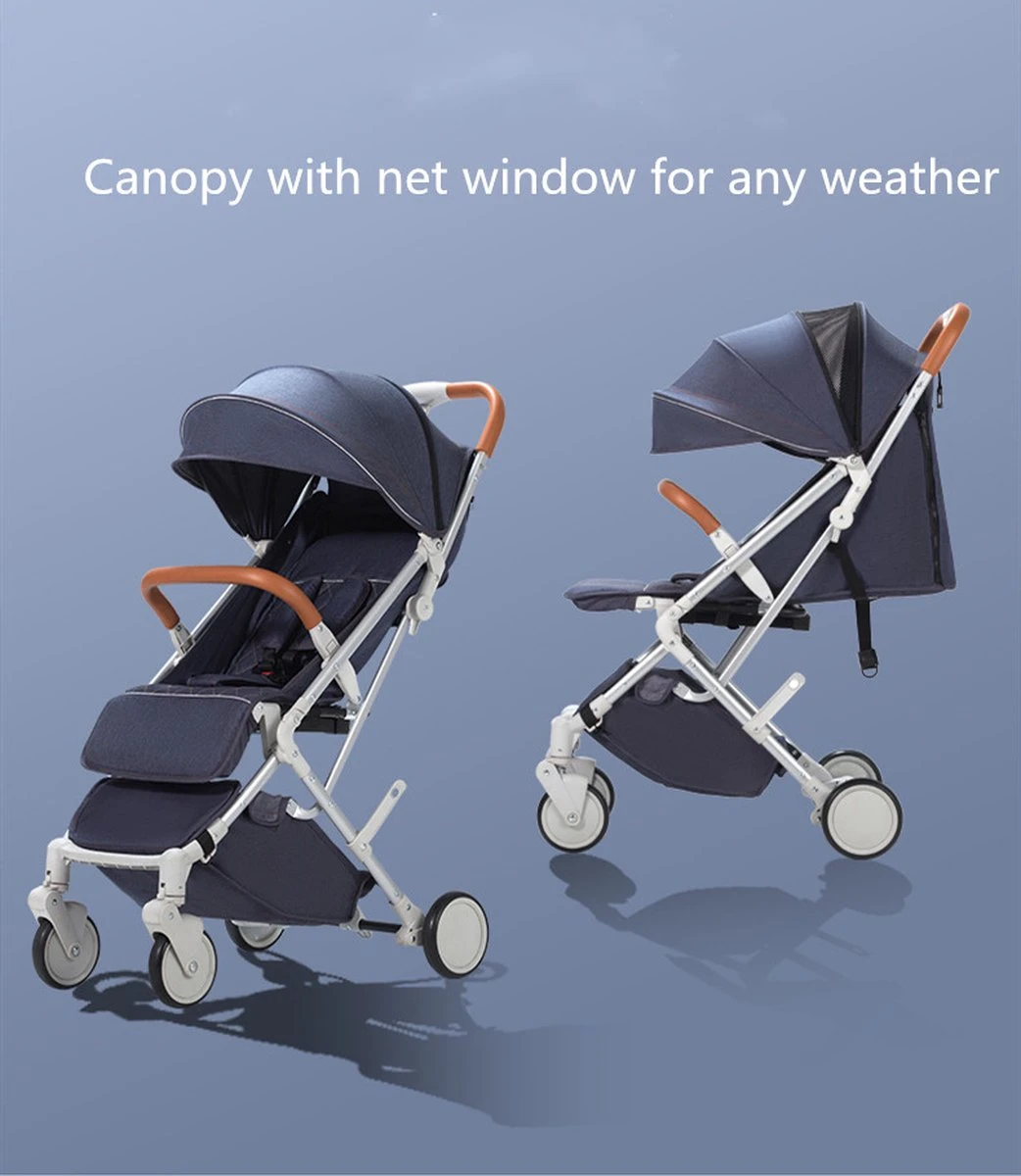 WOOSH New Buggy - Zwart - One Hand Folding - 3 Slaapstanden - Wandelwagen Tot 25 Kg - Regenhoes - Bekerhouder - Muggennet 10 WOOSH New Buggy - Zwart - One Hand Folding - 3 Slaapstanden - Wandelwagen Tot 25 Kg - Regenhoes - Bekerhouder - Muggennet - Afbeelding 8
