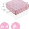 Stoelverhoger Babyjem Booster EasyClean Square Pink -Kinderwagen- En Accessoirewinkel 1043x1200 1