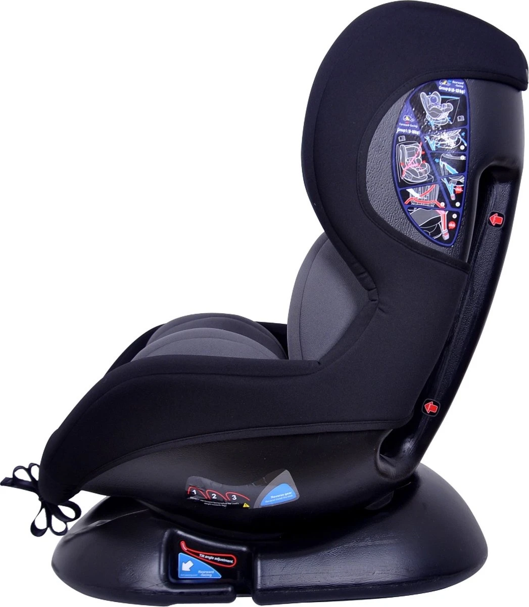 Ding Dano Autostoel - 0 Tot 18 Kg - Zwart/Grijs - Autostoel Groep 0/1 6 Ding Dano Autostoel - 0 Tot 18 Kg - Zwart/Grijs - Autostoel Groep 0/1 - Afbeelding 4