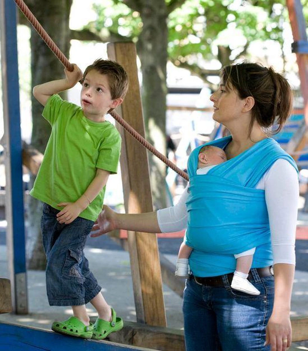 Babylonia - Tricot-Slen Organic - Draagdoek Baby - Silver Blue 20 Babylonia - Tricot-Slen Organic - Draagdoek Baby - Silver Blue - Afbeelding 18