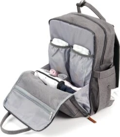 Brisby Slijtvaste Luiertas – Verzorgingstas – Met Buggymontage - Lichtgrijs -Kinderwagen- En Accessoirewinkel 1055x1200 2