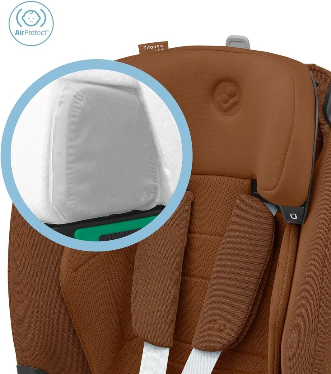 Maxi-Cosi Titan Pro I-Size Autostoeltje - Authentic Cognac - Vanaf Ca. 15 Maanden Tot 12 Jaar 7 Maxi-Cosi Titan Pro I-Size Autostoeltje - Authentic Cognac - Vanaf Ca. 15 Maanden Tot 12 Jaar - Afbeelding 5