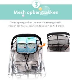 Achilles Universele Regenhoes Kinderwagen (2023 Model)– Buggy Hoes Universeel – Tegen Regen & Miezer -Kinderwagen- En Accessoirewinkel 1073x1200