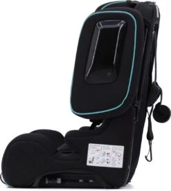 Hamilton By Yoop Cabrio Premium Opvouwbare Autostoel – Veilig, Comfortabel En Lichtgewicht Autozitje – Groep I, II, III Autostoeltje Voor 9 Maanden Tot 12 Jaar – Neon Blauw – ISOFIX Kliksysteem - 1e Opvouwbare Autostoel Ter Wereld - Zwart/Neon Blauw -Kinderwagen- En Accessoirewinkel 1075x1200 1