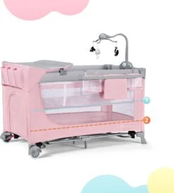 Kinderkraft Campingbed - Leody Met Accessoires - Roze 34 Kinderkraft Campingbed - Leody Met Accessoires - Roze -Kinderwagen- En Accessoirewinkel 1082x1200 4