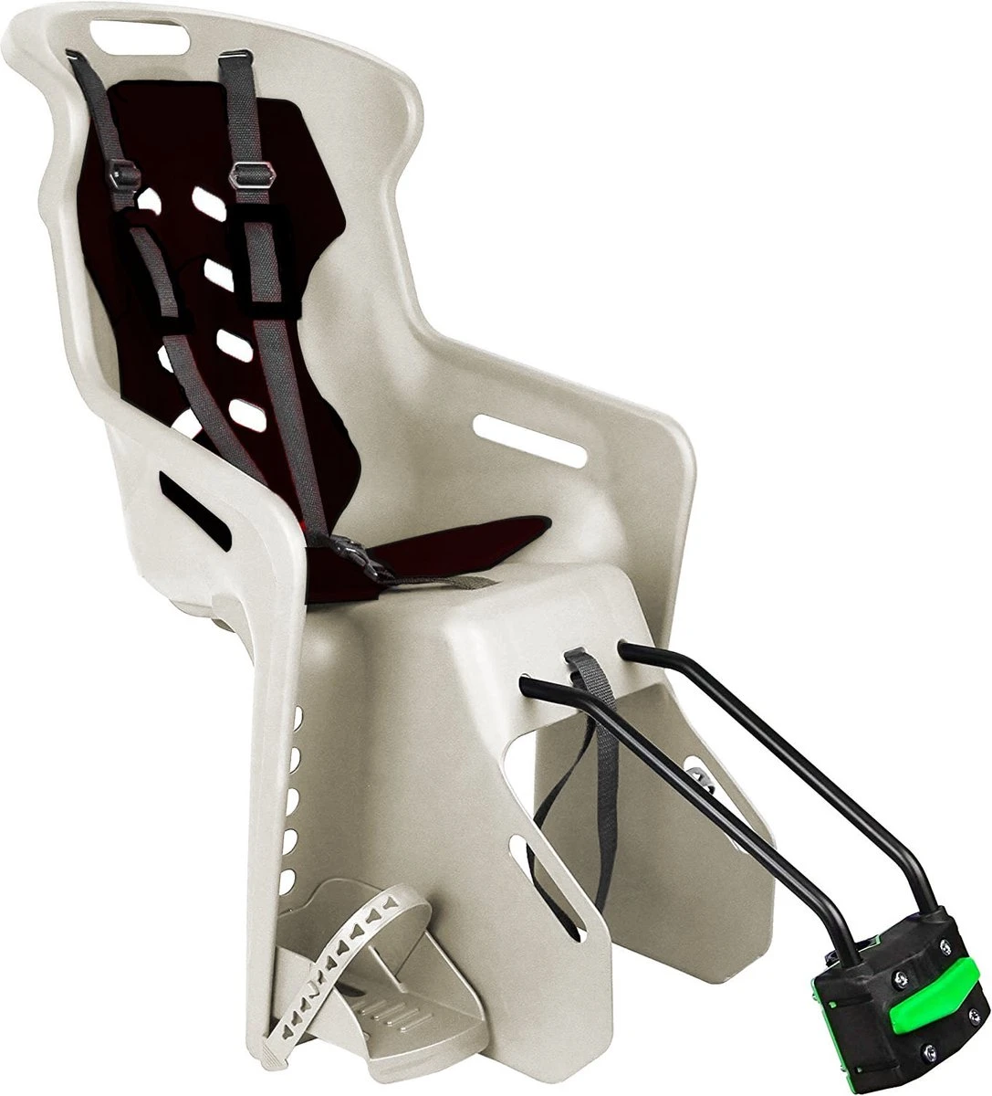 Brioso Fietsstoeltje Achter – Achterzitje Fiets – Kinderzitje Fiets – Zandgrijs/zwart 3 Brioso Fietsstoeltje Achter – Achterzitje Fiets – Kinderzitje Fiets – Zandgrijs/zwart