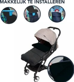 Achaté Voetenzak - Voor Kinderwagen Of Stoeltje – Baby Slaapzak - Autostoel - Zwart 15 Achaté Voetenzak - Voor Kinderwagen Of Stoeltje – Baby Slaapzak - Autostoel - Zwart -Kinderwagen- En Accessoirewinkel 1090x1200 13