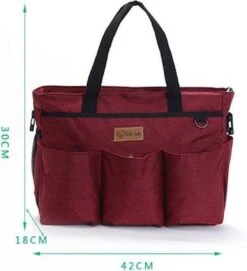 Merkloos Decopatent® Luiertas Schoudertas - Baby Verzorgingstas - Incl Verschoningsmatje & Flessenhouder - Vakken - Jongens/Meisjes - Grijs -Kinderwagen- En Accessoirewinkel 1095x1200 4