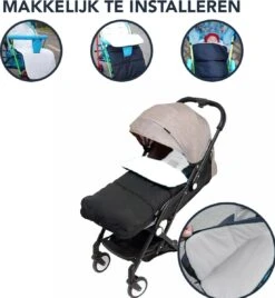 Achaté Voetenzak - Voor Kinderwagen Of Stoeltje – Baby Slaapzak - Autostoel - Wit -Kinderwagen- En Accessoirewinkel 1104x1200 3