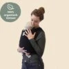 Cuddie Baby Draagdoek - Premium Organic Baby Draagdoek Gemaakt Van Bio Katoen - Newborns Tot 15 Kg - Baby Cadeau - Met Wenskaart - Zwart -Kinderwagen- En Accessoirewinkel 1118x1200 7
