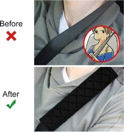 BOTC Gordelhoezen - Schouderhoezen - Gordelkussen - Auto Gordel Beschermer - 2 Stuks Gordelbeschermer - Universele Autogordel Cover -Kinderwagen- En Accessoirewinkel 1123x1200