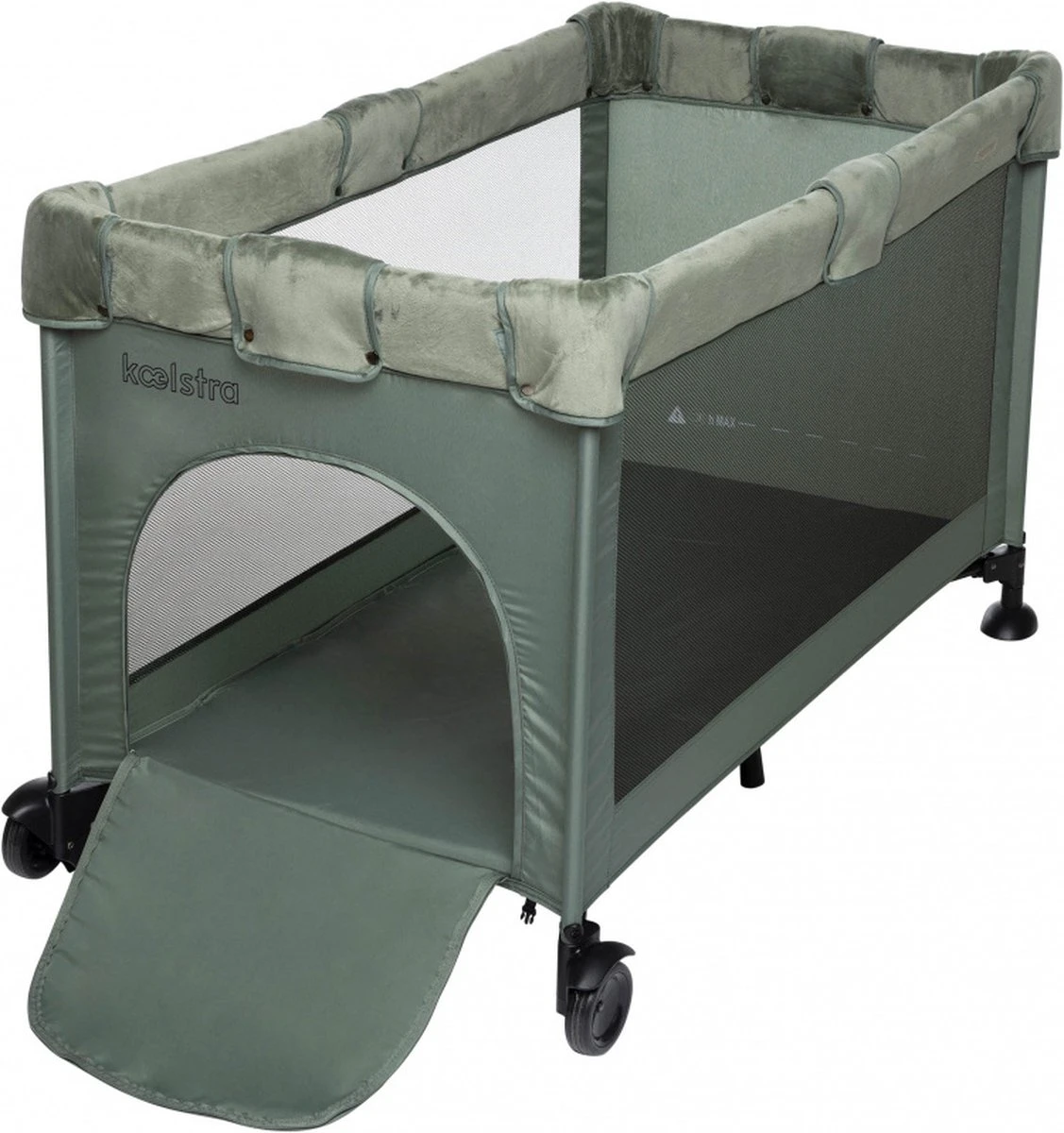 Koelstra Reisbed Travelsleeper LUX - 126x65 Cm. - Moss Green 5 Koelstra Reisbed Travelsleeper LUX - 126x65 Cm. - Moss Green - Afbeelding 3