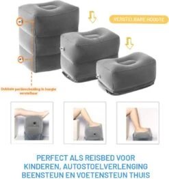 Merkloos Vliegtuigbedje - Voetkussen Opblaasbaar - Voetensteun - Voetenbankje - 3 Hoogte Standen - Reiskussen -Kinderwagen- En Accessoirewinkel 1131x1200 2