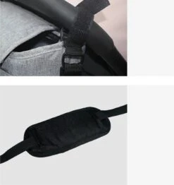 3 In 1 Kinderwagen Tas Universele Wandelwagen | Luiertas Draagtas Reistas Met Fles En Bekerhouder | - Zwart -Kinderwagen- En Accessoirewinkel 1133x1200