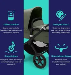 Bugaboo - 3-in-1 Kinderwagen Fox 3 - Black/Forest Green -Kinderwagen- En Accessoirewinkel 1137x1200 7