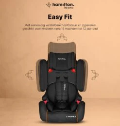 Hamilton By Yoop Cabrio Premium Opvouwbare Autostoel – Veilig, Comfortabel En Lichtgewicht Autozitje – Groep I, II, III Autostoeltje Voor 9 Maanden Tot 12 Jaar – Neon Oranje – ISOFIX Kliksysteem - 1e Opvouwbare Autostoel Ter Wereld -Kinderwagen- En Accessoirewinkel 1139x1200 17
