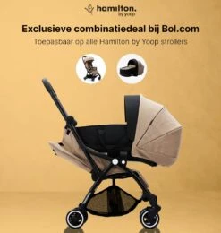 Hamilton By Yoop X1 Plus Kinderwagen - Buggy Met Monteerbare Wieg - Premium Stroller Met One Hand Folding Technologie - Nieuw, Hoger, Uitgebreider 2023 Model - Kaki - Licht, Verstelbaar, Wendbaar En Geschikt Van 0 Maanden Tot 4 Jaar -Kinderwagen- En Accessoirewinkel 1139x1200 28
