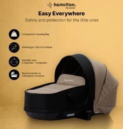 Hamilton By Yoop X1 Plus Kinderwagen - Buggy Met Monteerbare Wieg - Premium Stroller Met One Hand Folding Technologie - Nieuw, Hoger, Uitgebreider 2023 Model - Kaki - Licht, Verstelbaar, Wendbaar En Geschikt Van 0 Maanden Tot 4 Jaar -Kinderwagen- En Accessoirewinkel 1139x1200 29