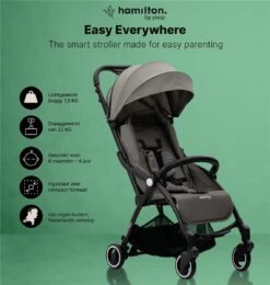 Hamilton By Yoop X1 Plus Buggy – Nieuw, Hoger, Uitgebreider 2023 Model – Premium Stroller Met One Hand Folding Technologie – Grijs – Lichte, Verstelbare En Wendbare Kinderwagen Met Vele Gemakken -Kinderwagen- En Accessoirewinkel 1140x1200 2