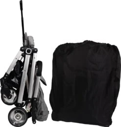 Ding Vivo Wandelwagen - Grijs/Zilver - Inklapbare Buggy - Inclusief Boodschappenmandje En Zonnekap -Kinderwagen- En Accessoirewinkel 1144x1200 2