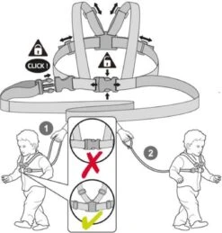 Looptuigje Voor Kinderen - Kindertuigje Met Looplijn - Tuigje Kind - Blauw -Kinderwagen- En Accessoirewinkel 1146x1200 12