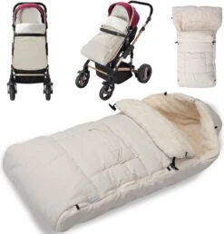 Monzana Kinderwagen Voetenzak Beige | Teddy | Maxi-Cosi | Met Opbergtas -Kinderwagen- En Accessoirewinkel 1147x1200 3