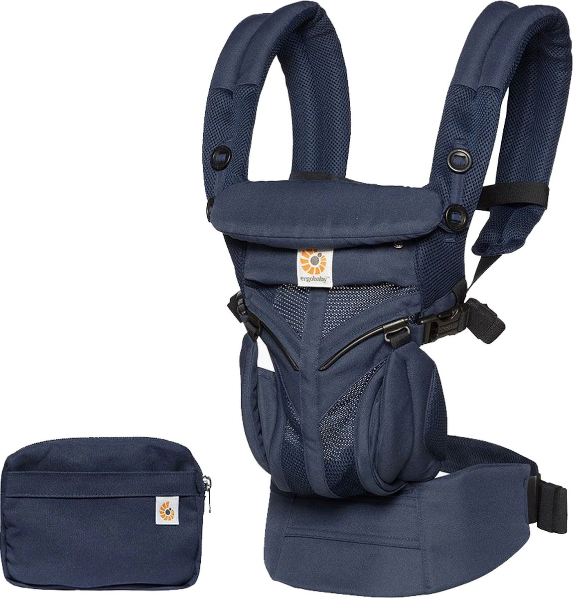 Ergobaby Omni 360 Cool Air Mesh Draagzak Baby - Midnight Blue 3 Ergobaby Omni 360 Cool Air Mesh Draagzak Baby - Midnight Blue
