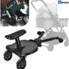 Merkloos Meerijdplankje Universeel Buggy/Kinderwagen - Kinderwagen Accessoire Met Afneembaar Zitje Van Hoogwaardige Kwaliteit - Verstelbaar Meerijdplankje -Kinderwagen- En Accessoirewinkel 1158x1200