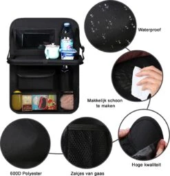 Auto Organizer Met Tablethouder - Autostoel Organizer Achterbank - Met Tablethouder - Auto Accessories - Zwart - 1 Stuk - Cadeautje -Kinderwagen- En Accessoirewinkel 1160x1200 5