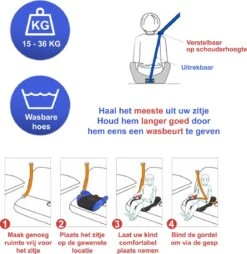 YourGoods Zitverhoger Auto - Stoelverhoger - Wasbare Hoes - Zwart -Kinderwagen- En Accessoirewinkel 1166x1200 1