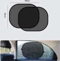 Zonnescherm Auto Baby - Zonwering Auto Met Zuignappen - Zonnescherm Auto Zijruit Zwart - Auto Accessoires - Auto Accessories - 44x36 Centimeter - 2 Stuks - Cadeautje -Kinderwagen- En Accessoirewinkel 1170x1200 3