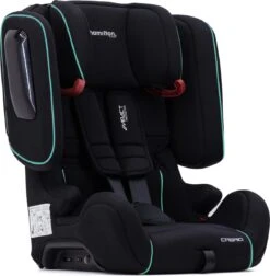 Hamilton By Yoop Cabrio Premium Opvouwbare Autostoel – Veilig, Comfortabel En Lichtgewicht Autozitje – Groep I, II, III Autostoeltje Voor 9 Maanden Tot 12 Jaar – Neon Blauw – ISOFIX Kliksysteem - 1e Opvouwbare Autostoel Ter Wereld - Zwart/Neon Blauw -Kinderwagen- En Accessoirewinkel 1174x1200 5