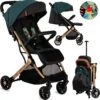 MoMi Wandelwagen - Compacte Lichtgewicht Buggy - Estelle - Green-Gold (geschikt Van 6mnd - 15kg) -Kinderwagen- En Accessoirewinkel 1181x1200 6