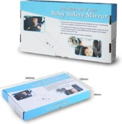 Merkloos Achterbank Spiegel Voor Baby & Kind - Auto Accessoires - Shatterproof - Zwarte A3 Verstelbare Monitor -Kinderwagen- En Accessoirewinkel 1182x1200 1