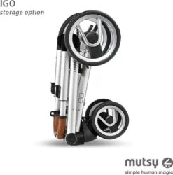 MUTSY - IGO - Kinderwagen - Onderstel: Heritage Green Blue I2 - Reiswieg: IGO Midnight -Kinderwagen- En Accessoirewinkel 1187x1200 6