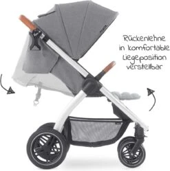 Hauck UpTown Buggy - Met één Hand Opvouwbaar - Grijs -Kinderwagen- En Accessoirewinkel 1188x1200 5