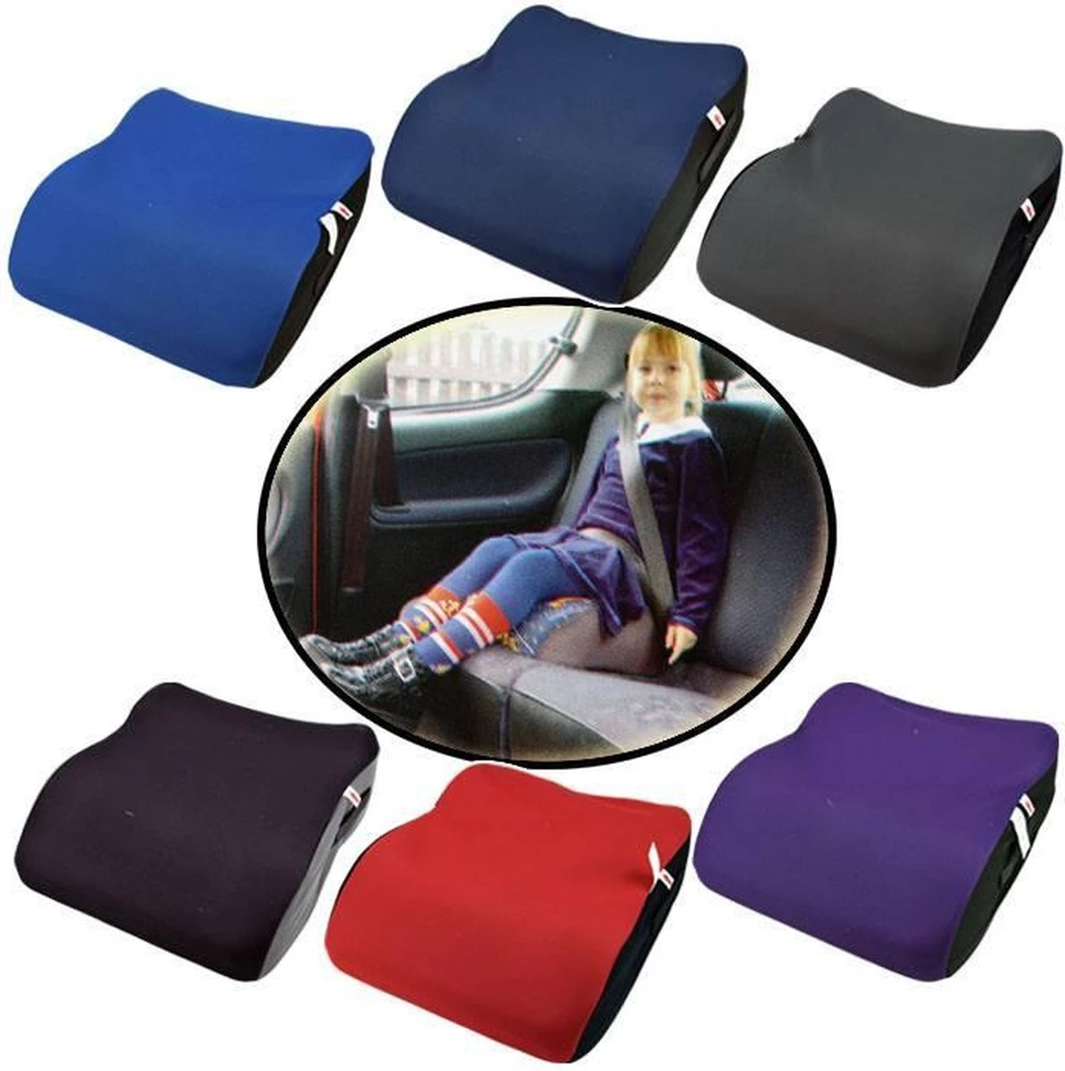 Universele Auto Zitverhoger - Stoelverhoger - Kinderzitje - Autozitje - Zwart 7 Universele Auto Zitverhoger - Stoelverhoger - Kinderzitje - Autozitje - Zwart - Afbeelding 5