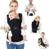 Deryan Pack Luxe Ergonomische Draagzak - Babydrager + Opbergvakjes - Zwart -Kinderwagen- En Accessoirewinkel 1194x1200 4