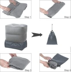 Merkloos Vliegtuigbedje - Voetkussen Opblaasbaar - Voetensteun - Voetenbankje - 3 Hoogte Standen - Reiskussen -Kinderwagen- En Accessoirewinkel 1196x1200 8