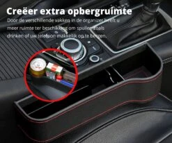 MOVENDO® - Luxe Auto Organizer Bestuurder En Bijrijder - Autostoel Opbergdoos Met Bekerhouder - Opbergen Auto Accessoires - Auto Accessories - Smartphone Telefoon Houder Geschikt Voor Tablet IPad Samsung Tab En Nintendo Switch - Cadeautje -Kinderwagen- En Accessoirewinkel 1200x1000 11