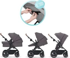 Kinderkraft B-Tour Ash Grey 3-in-1 Combi Kinderwagen Incl. Autostoel KSBTOU00DGR3000 -Kinderwagen- En Accessoirewinkel 1200x1003 4