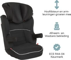 Prénatal Autostoel – Kinderzitje Auto - Groep 2/3 - 15-36 Kg – Zwart 11 Prénatal Autostoel – Kinderzitje Auto - Groep 2/3 - 15-36 Kg – Zwart -Kinderwagen- En Accessoirewinkel 1200x1014 3